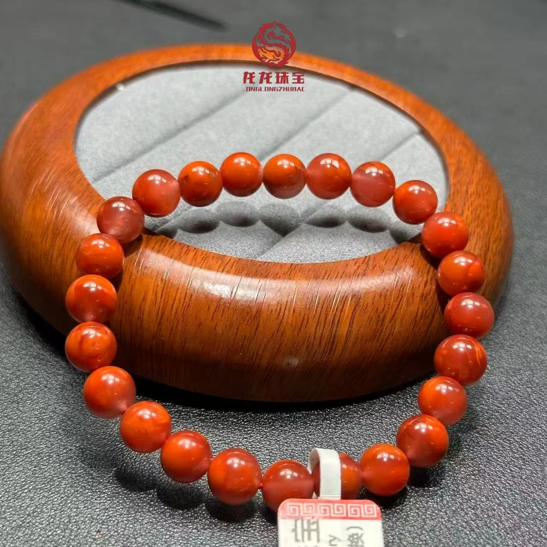 【龙龙回馈专享】原矿瓦西南红柿子玫红8mm/LRA88003/多样性发货