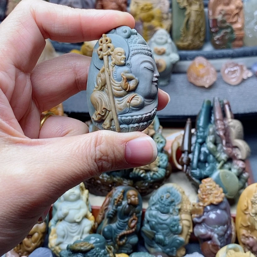 【闪购商品】定制石英质玉手把件未镶嵌