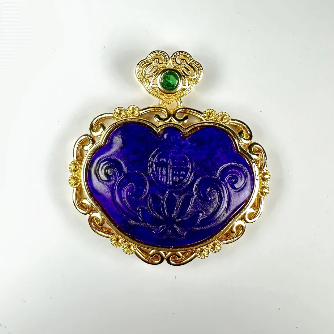 J005轻奢设计款平安锁吊坠 多样性发其一