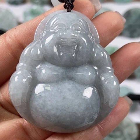 翡翠颈饰未镶嵌大佛福利翡翠