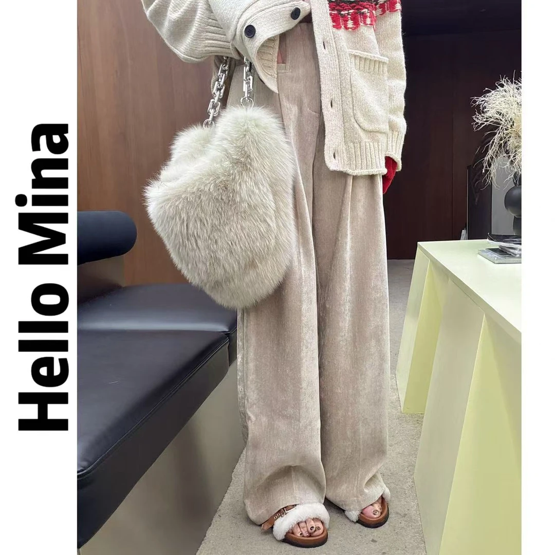 90322链条狐狸毛毛毛包