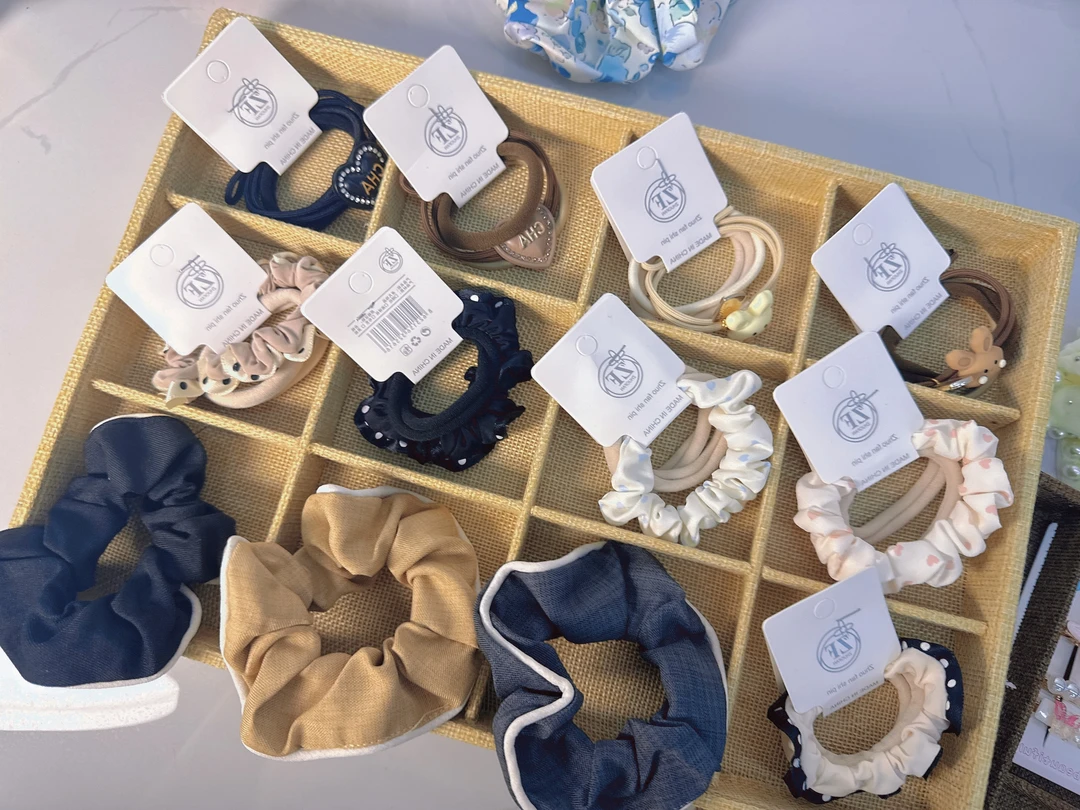 复古学院女通用发圈发绳百搭ins手工简约头绳