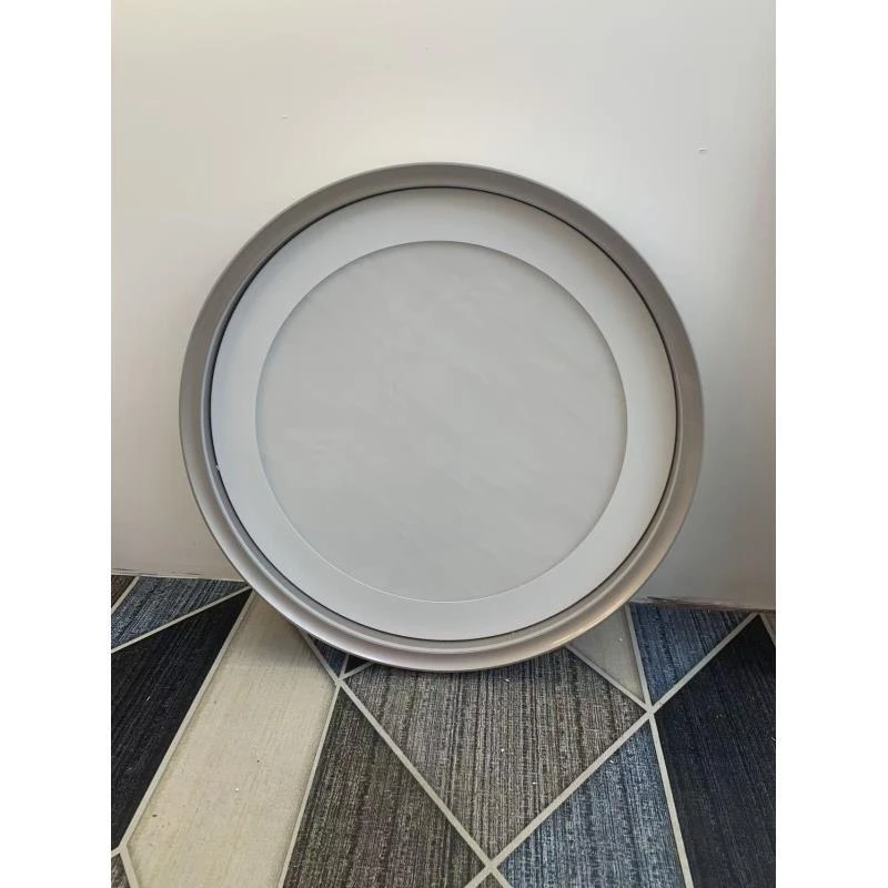 新款铝材边自建房高档别墅卧室灯轻奢圆形时尚精装修卧室吸顶灯