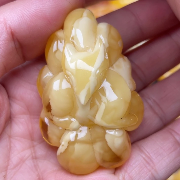 裸石蜜蜡未镶嵌蜜蜡吊坠