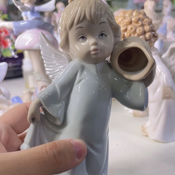 陶瓷天使海螺宝宝