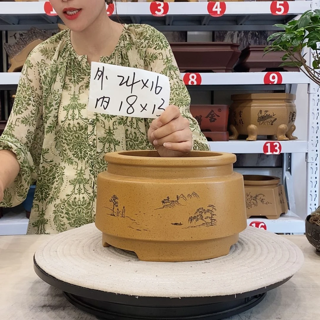 紫砂花盆紫砂花盆