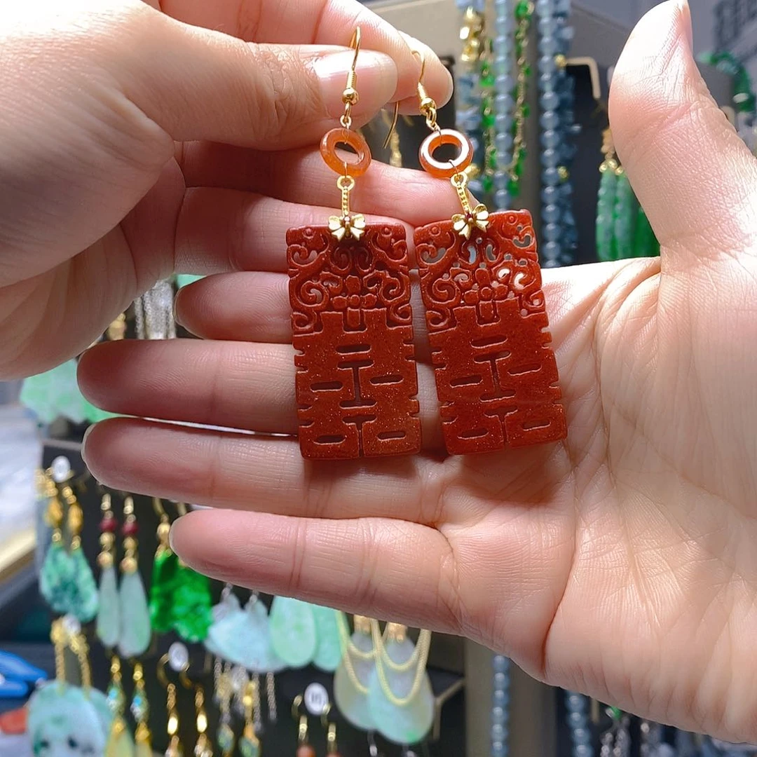 未镶嵌翡翠耳饰翡翠