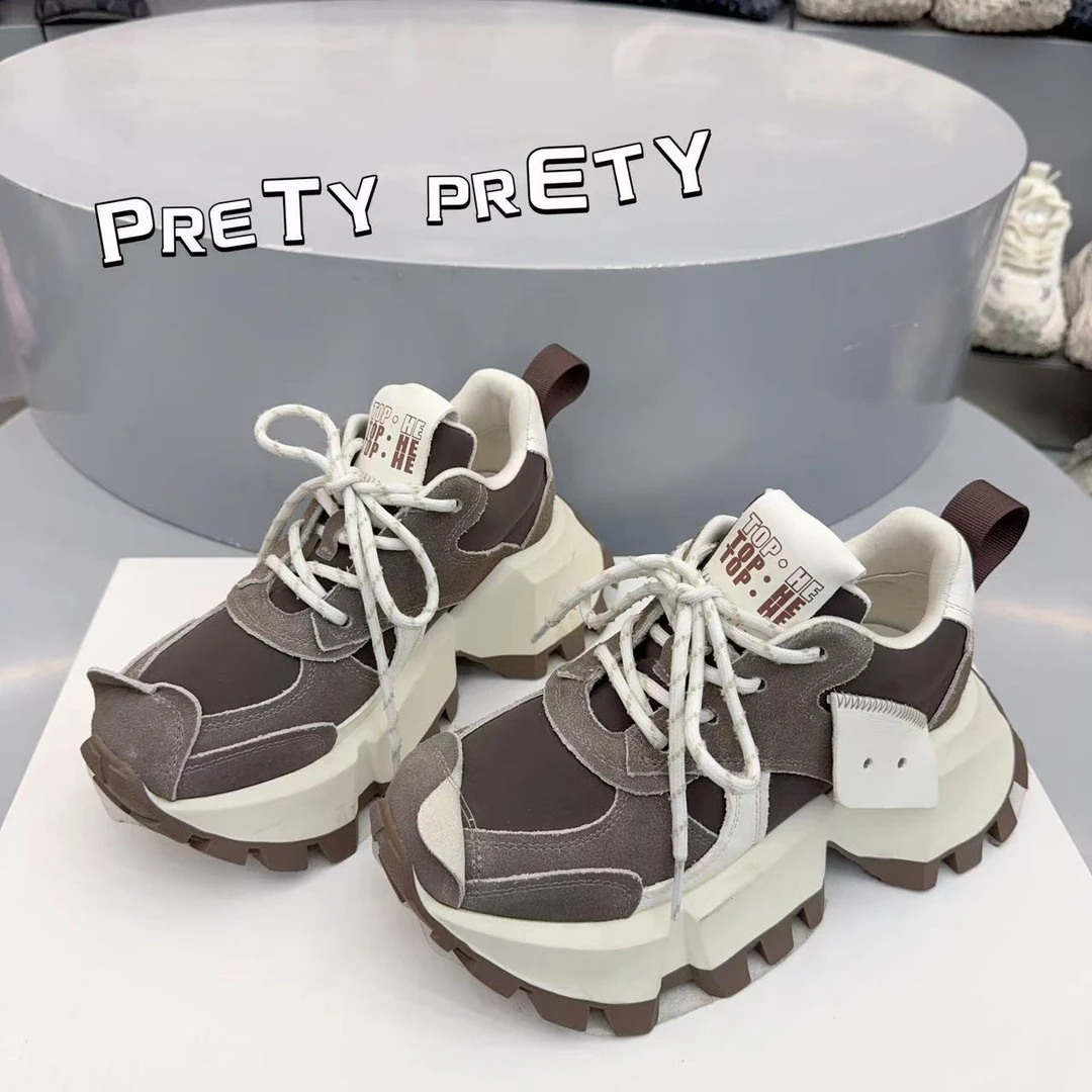 现货C6｜“地质公园”欧货真皮羊垫老爹鞋女｜标准尺码｜361-99