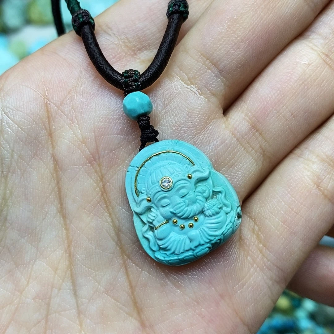 绿松石未镶嵌配饰