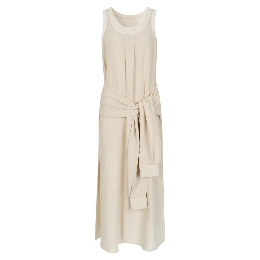 ANNAMOOER · 设计师品牌杏色两件套连衣裙 AM72L05