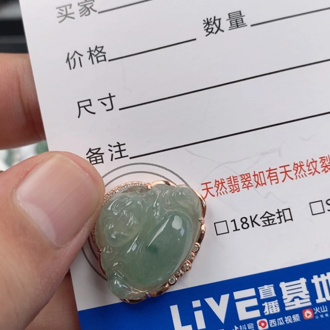 翡翠银S925镀金镶嵌颈饰