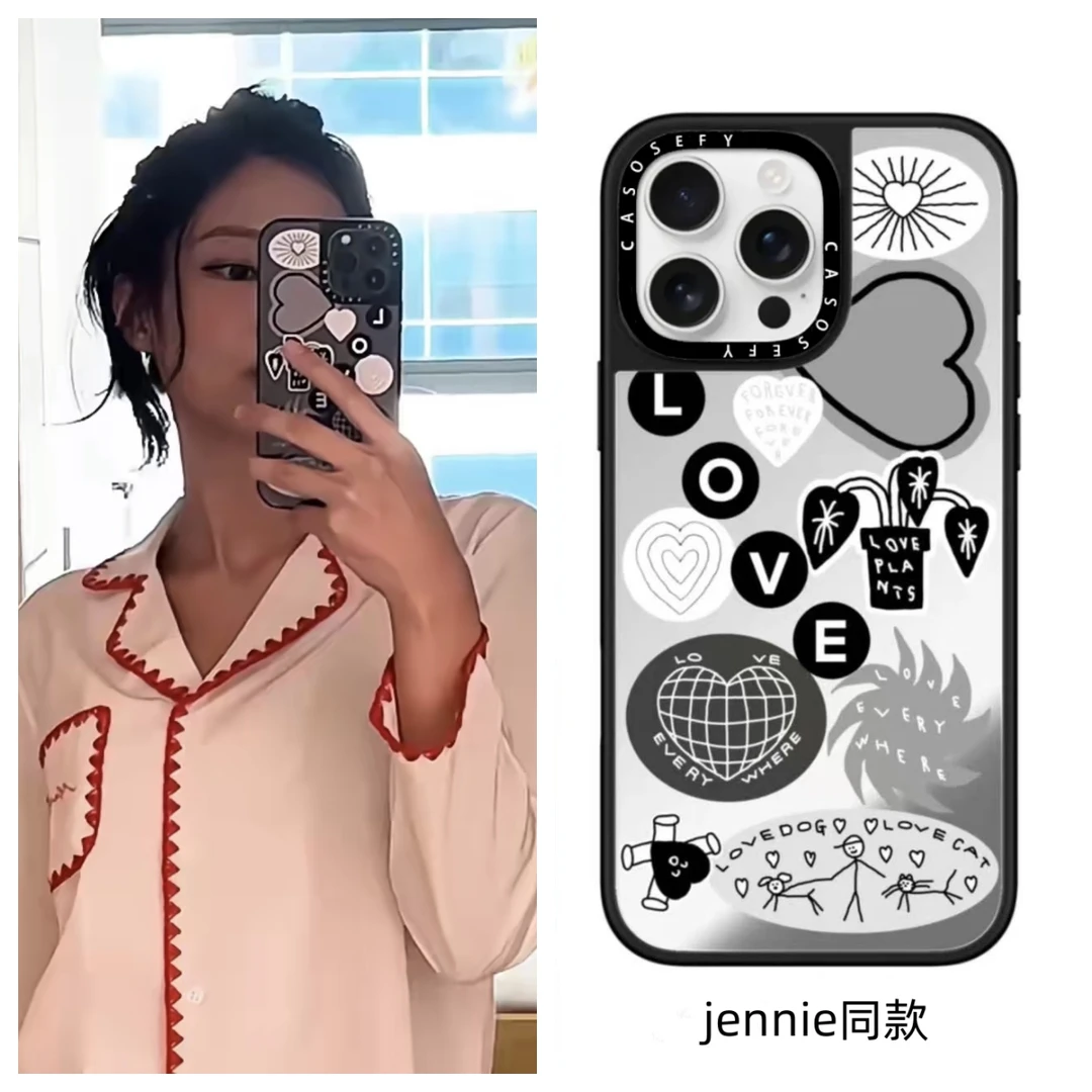 CASE金珍妮Jennie/lisa同款INAPSQUARE联名适用于16promax可爱iPh