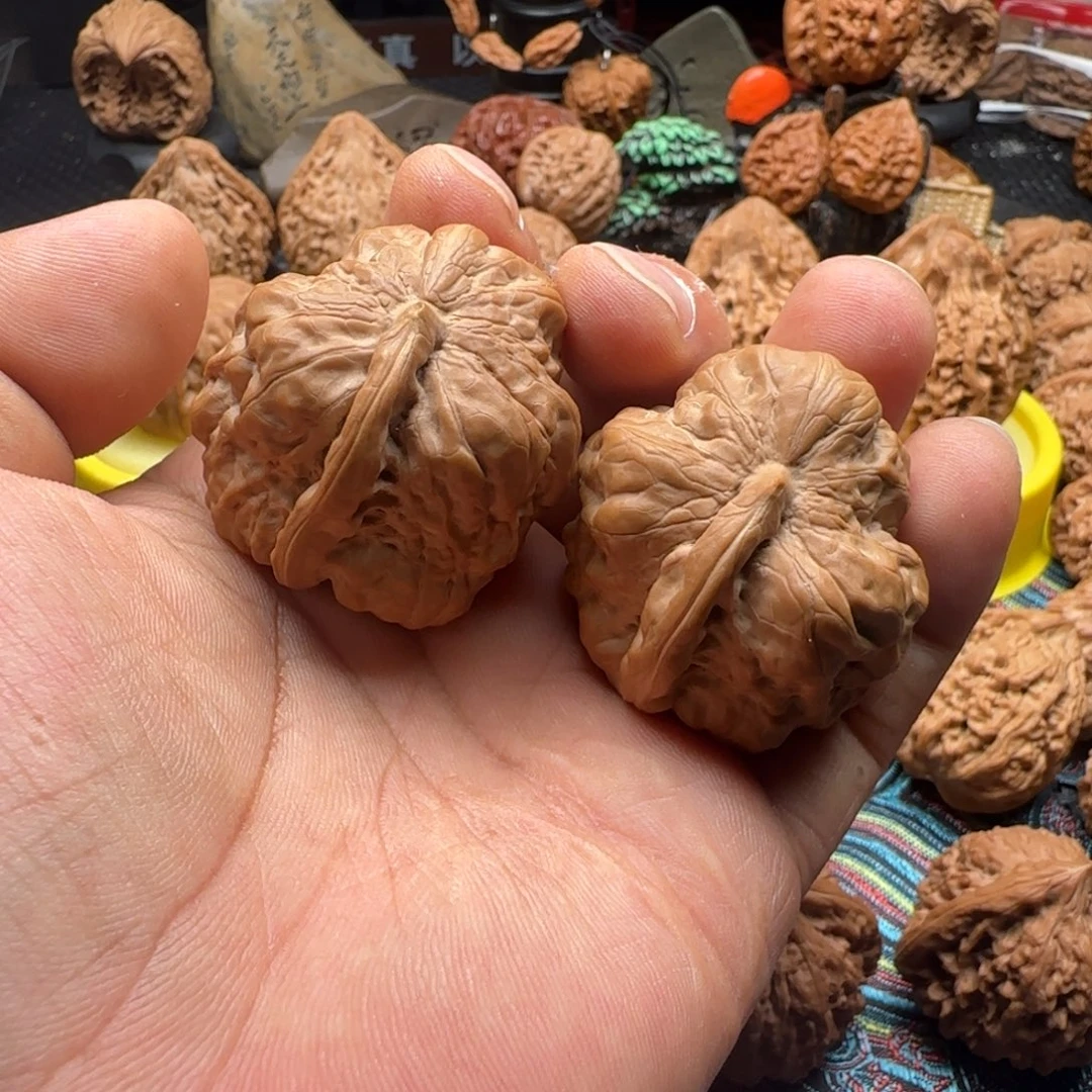 文玩核桃把件全品蛤蟆头一根筋 一帆风顺42