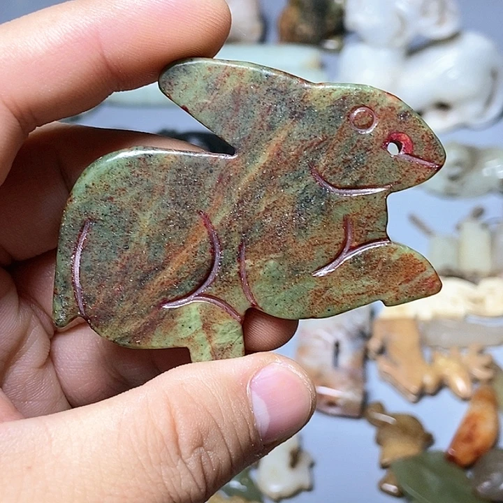 和田玉未镶嵌颈饰151