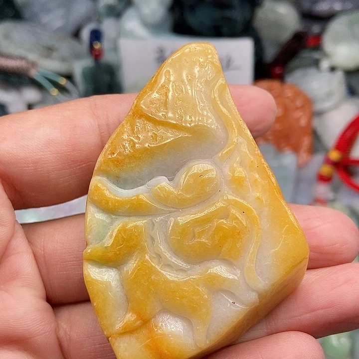 未镶嵌挂件翡翠翡翠