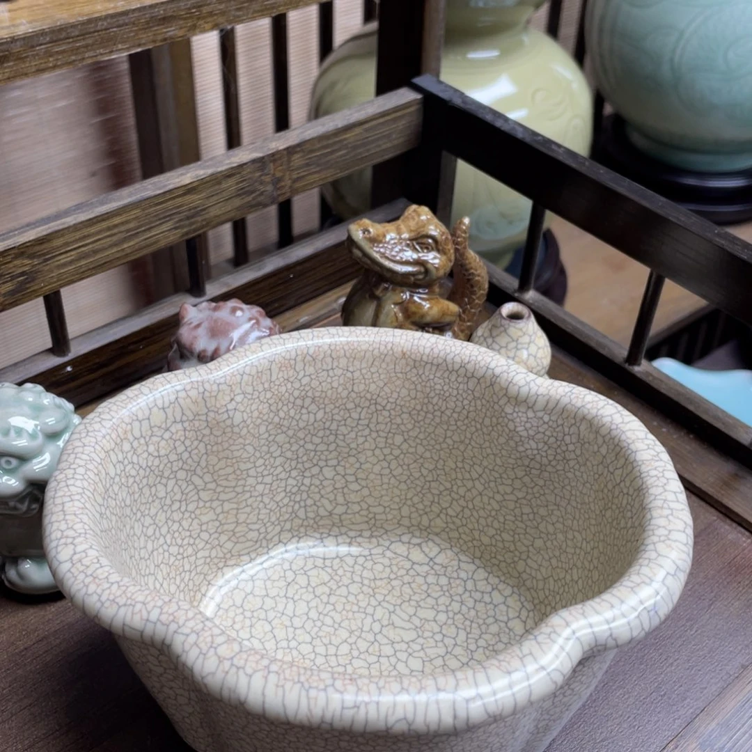 微瑕青瓷茶具杯子