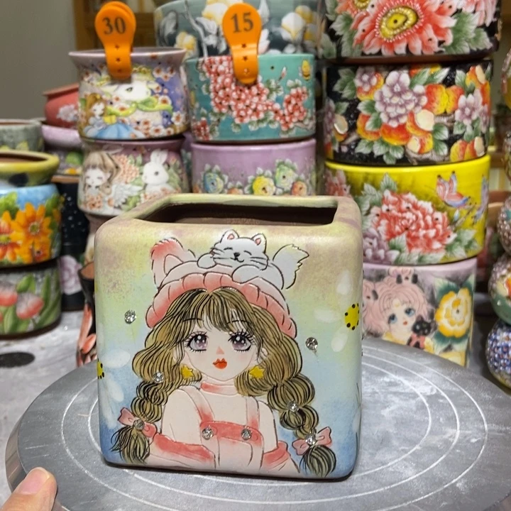 景德镇艺术手绘作品