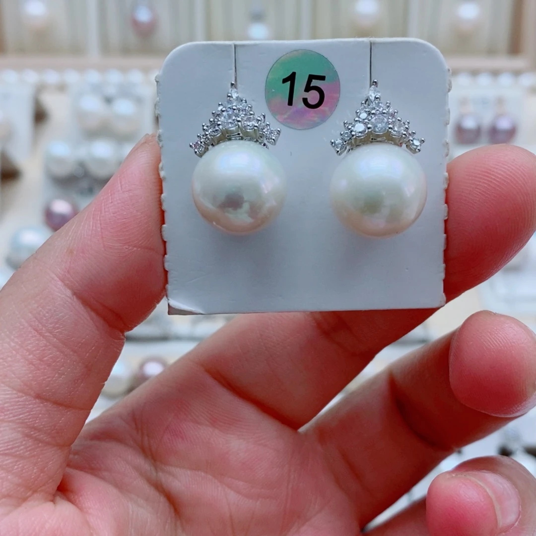 颈饰淡水珍珠银S925镶嵌