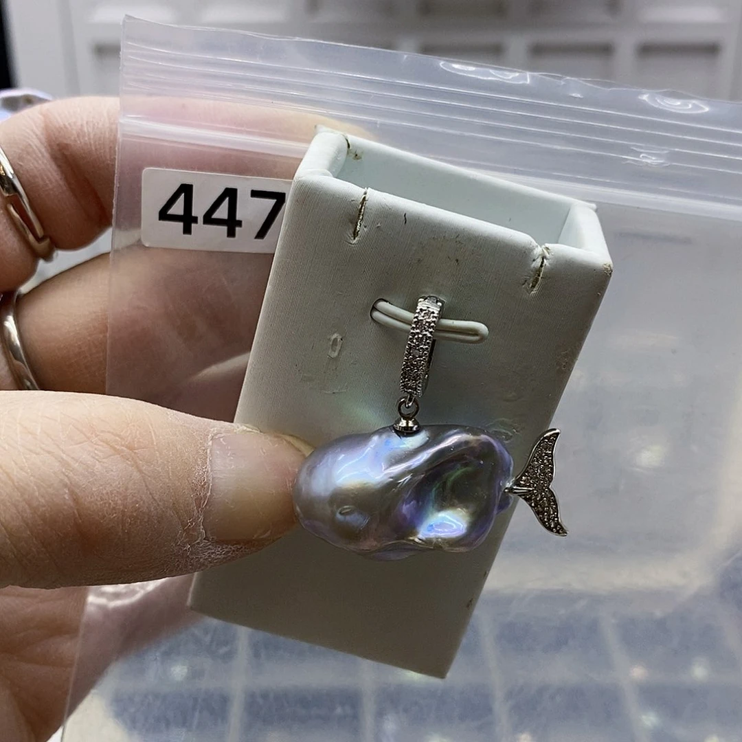 颈饰合金淡水珍珠