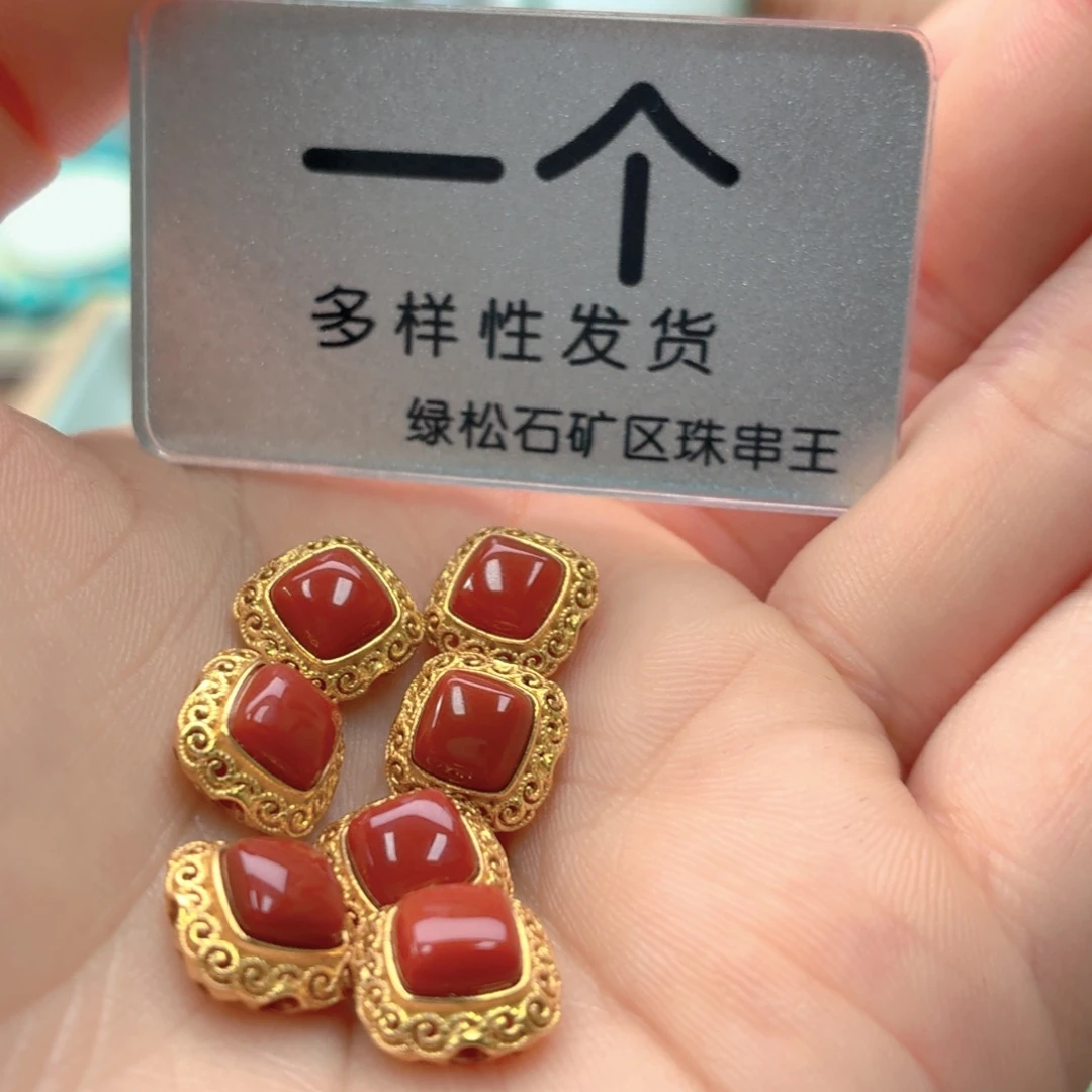南红玛瑙银S925镶嵌珠宝奇石