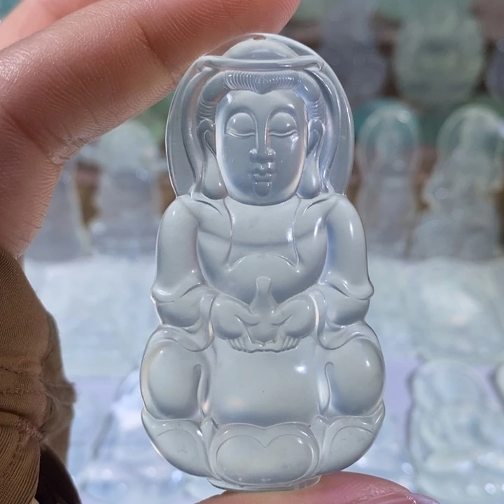 岫玉未镶嵌吊坠吊坠