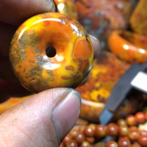 玛瑙/玉髓手链合金全****8