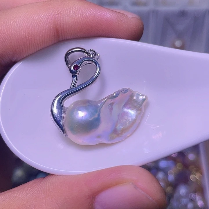 颈饰合金淡水珍珠33