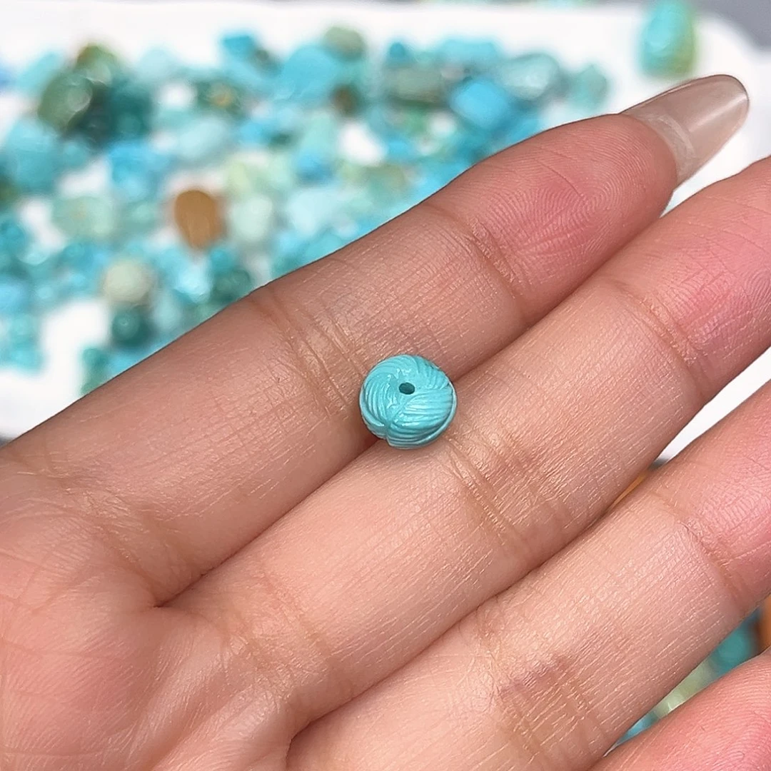 绿松石未镶嵌珠宝半成品