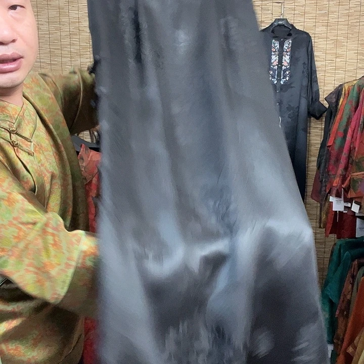 月***亮直筒半身裙香云纱XL