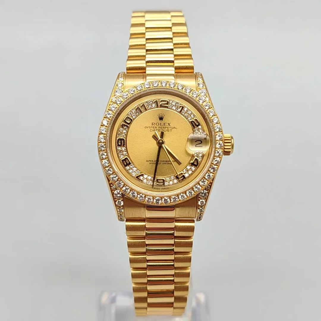 99新 Rolex/劳力士 日志/68158/31mm/自动机械腕表/原钻/单表拆单