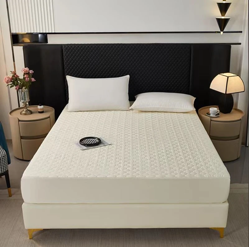 【100%新疆长绒棉全棉】纯棉款床笠纯色简约床笠透气防滑床垫保护套