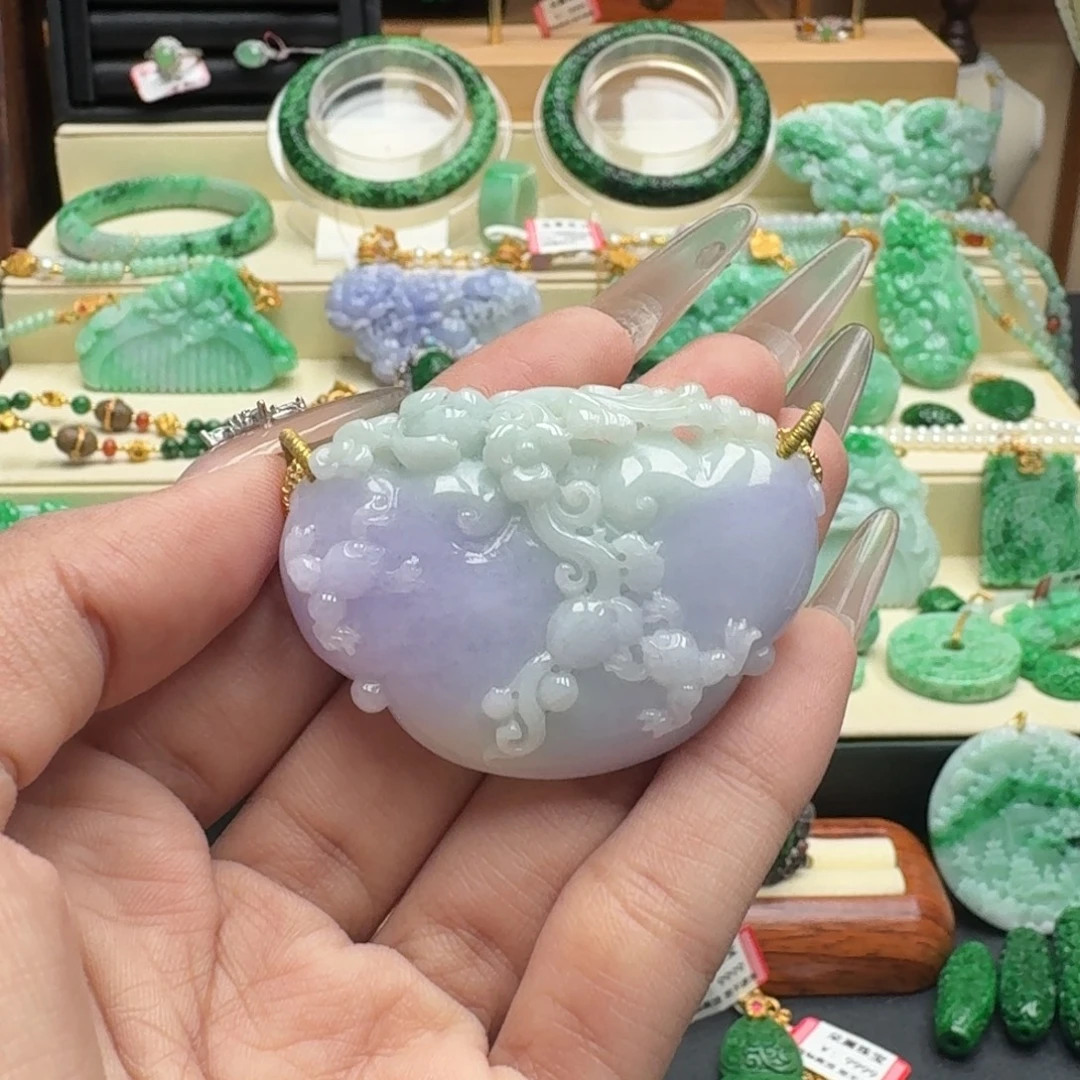 翡翠未镶嵌颈饰翡翠吊坠