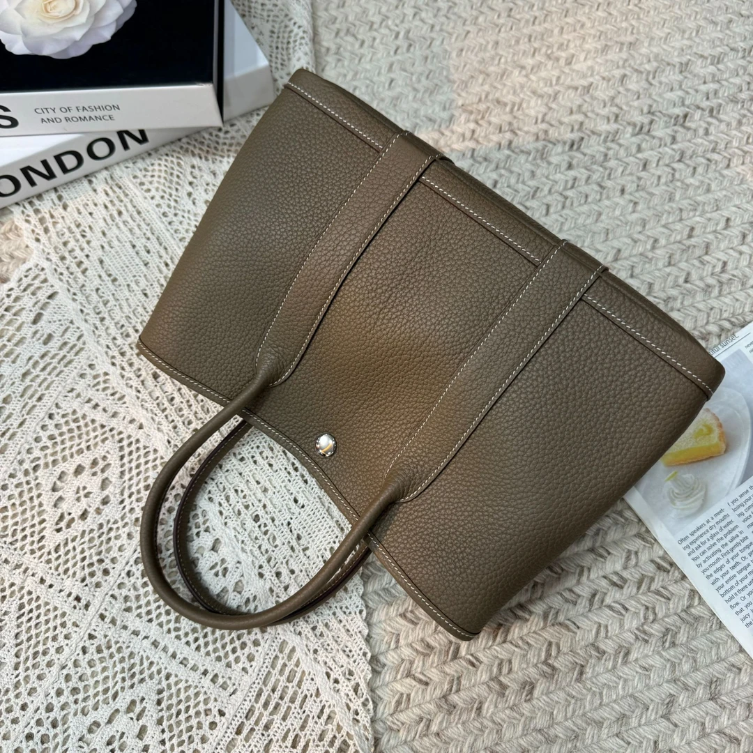 陈三北YOG【花园】30CM TOGO牛皮 新款高级感斜挎百搭女包