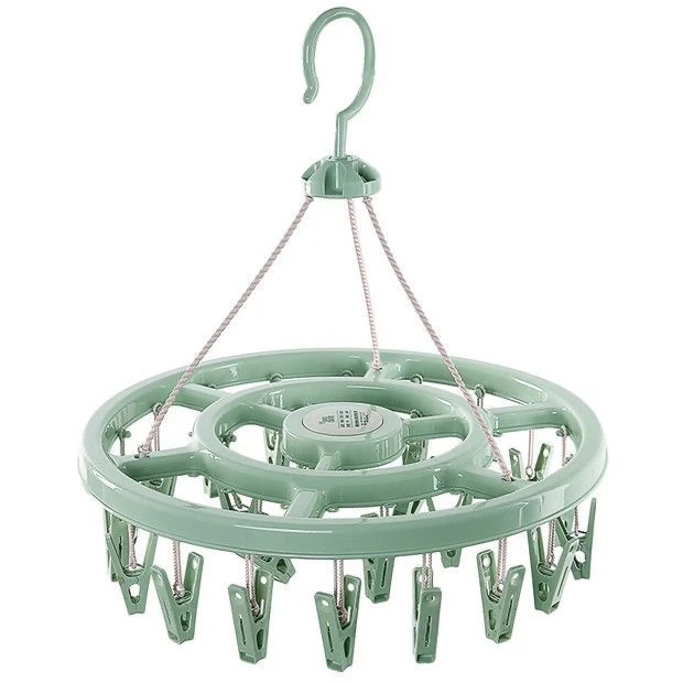 防风晾衣架多功能夹子防滑衣架内裤袜子架阳台晾衣夹内衣晾晒