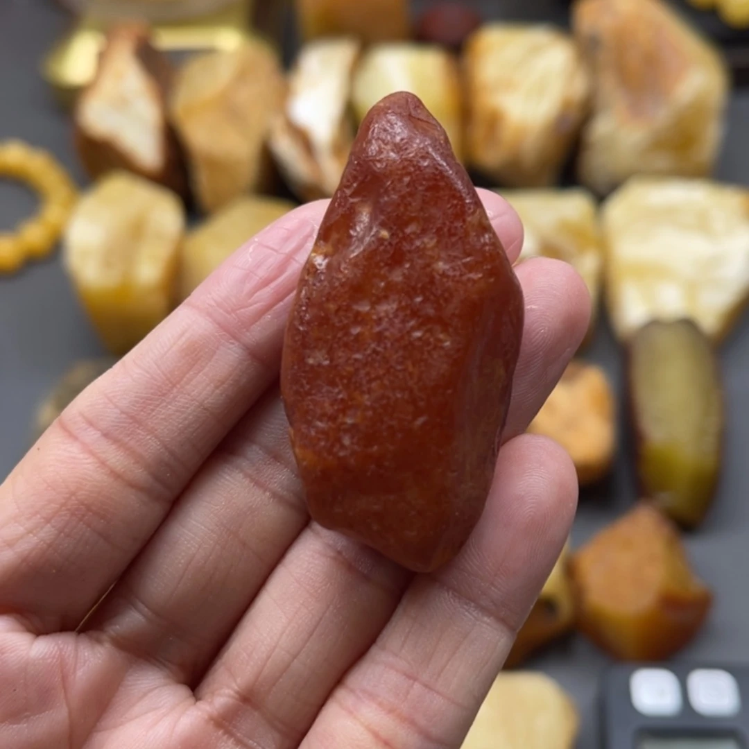 【闪购商品】定制琥珀未镶嵌天然琥珀蜜蜡原石