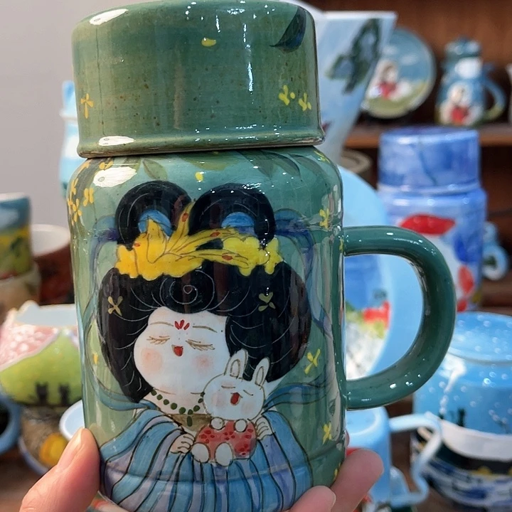 陶景德镇釉下手绘陶瓷