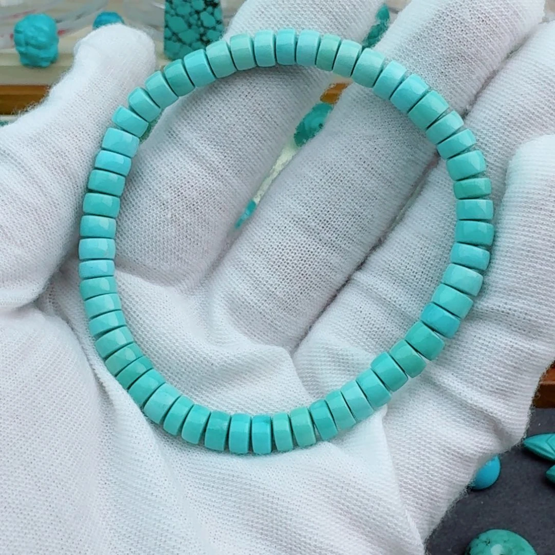 绿松石直切单圈5.6未镶嵌