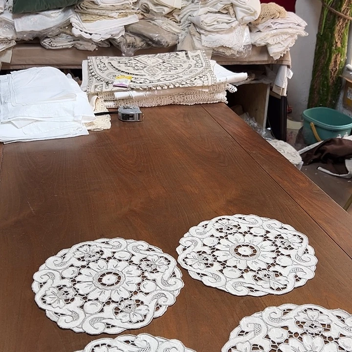 毛绒亚麻棉168-24厘米圆