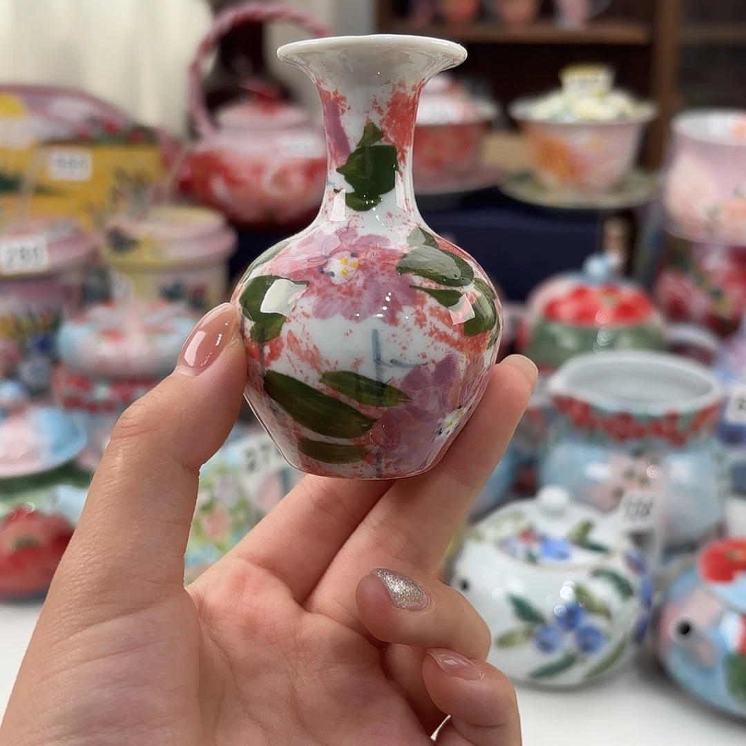 景德镇手绘高温釉下彩陶瓷茶具