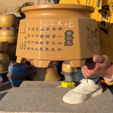 紫砂花盆特价包邮秒杀