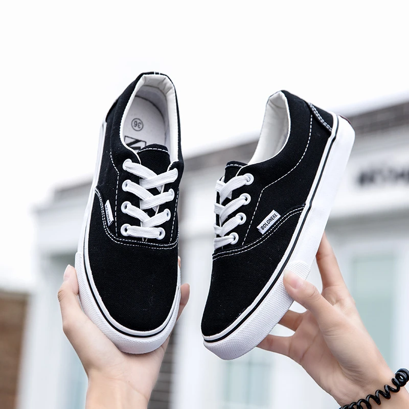 chic帆布鞋女港味复古情侣鞋韩国ulzzang休闲鞋ins超火街拍布