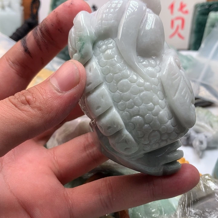 翡翠未镶嵌颈饰保真天然a货翡翠