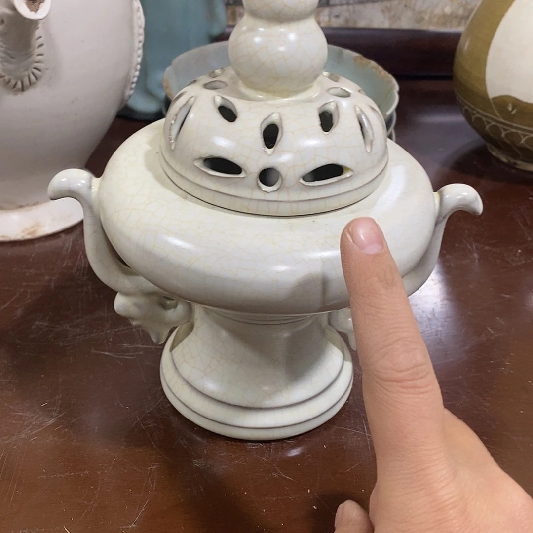 天***元瓷片汝窑熏炉1245256596665