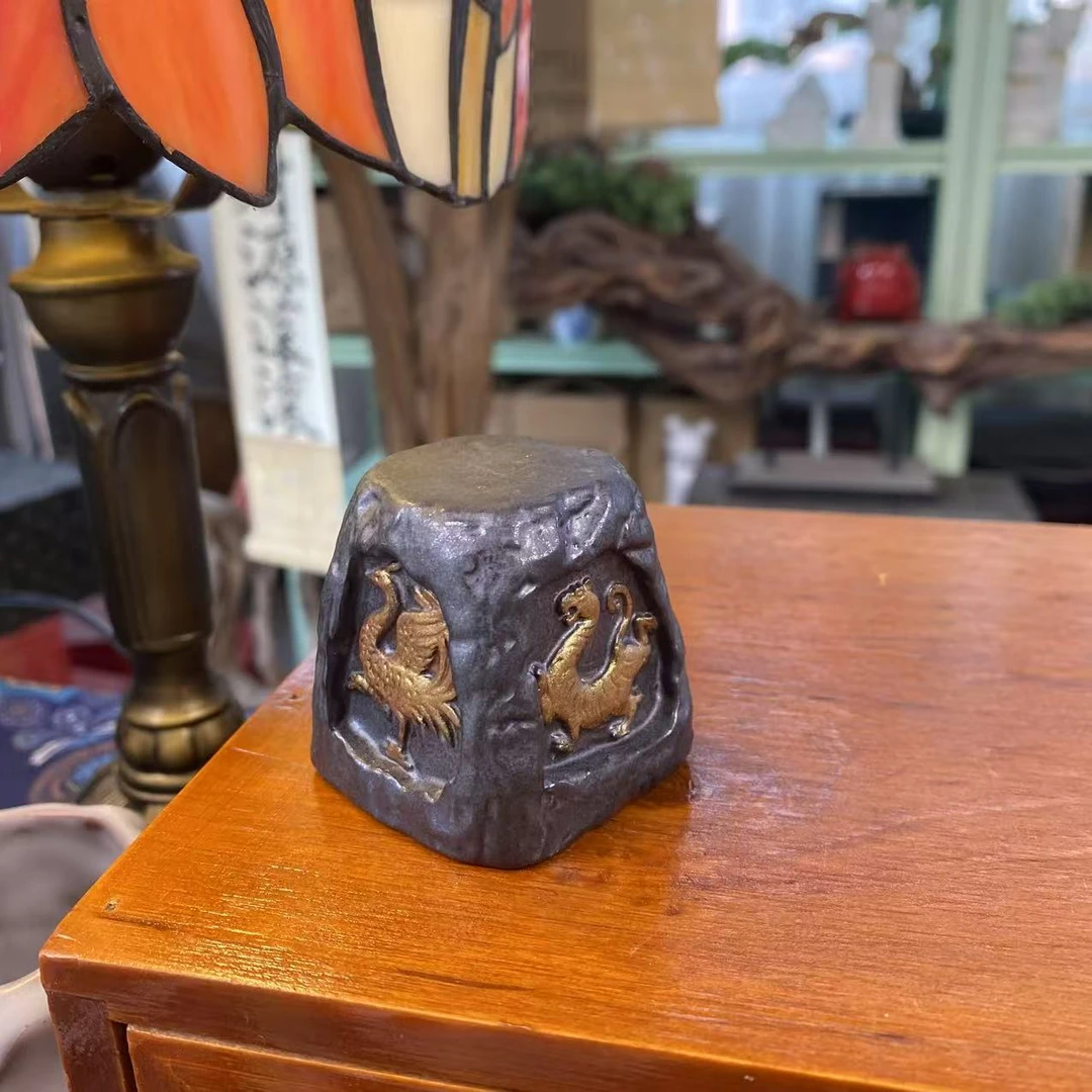 当代 四大神兽盖架摆件