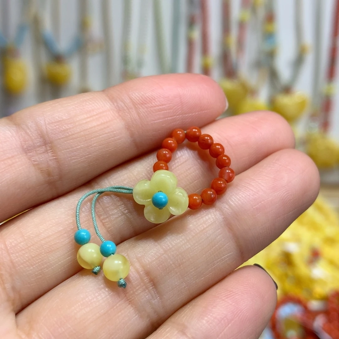 蜜蜡未镶嵌裸石配饰