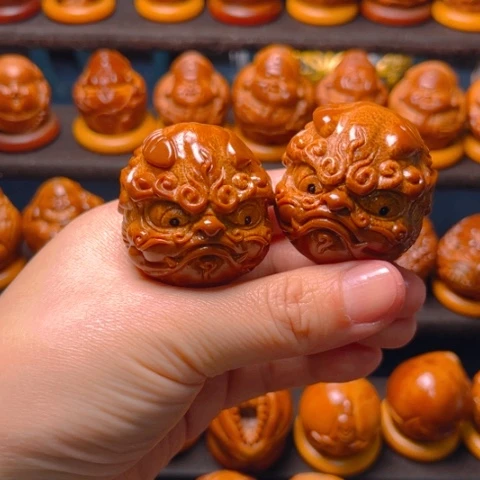 核桃手串/手链栖****店橄榄核