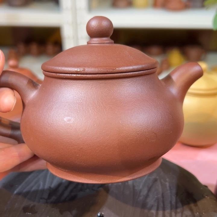 紫砂茶案精工潘壶260cc