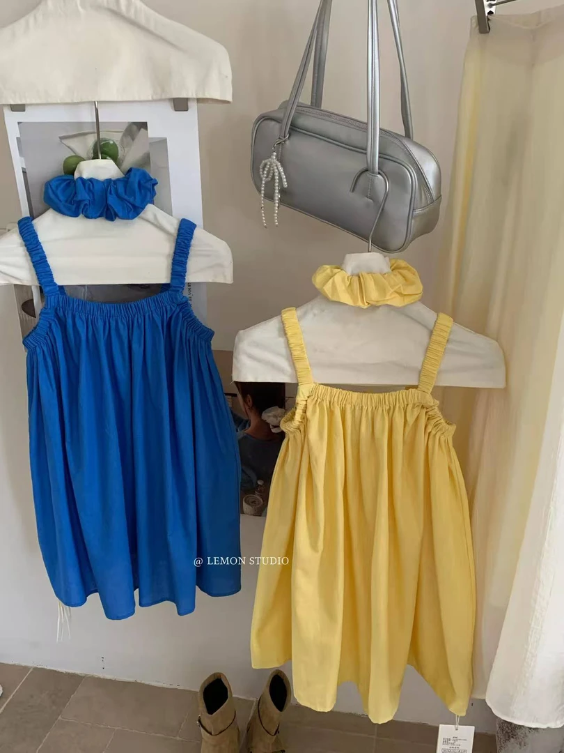 LEMON（9LM8096#)慵懒一夏 后背系带褶皱背心吊带（配头花）9-612