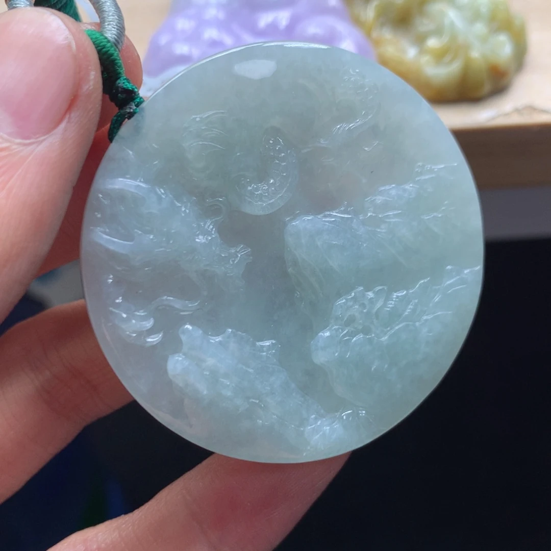 颈饰未镶嵌翡翠吊坠