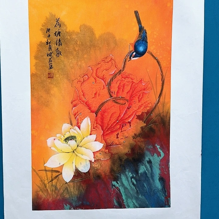 国画书法作品多次参加